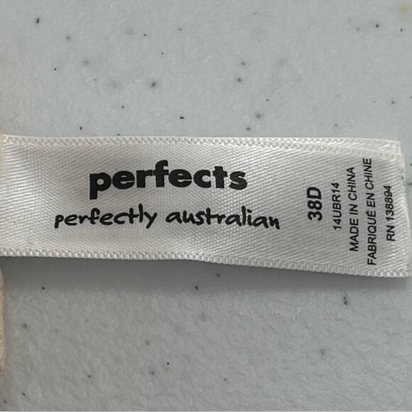 Perfects Perfectly Australian Romantic Lace Sexy Underwire Bra 38D - Picture 9 of 11